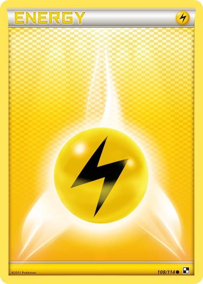 Lightning Energy, Black and White 108/114