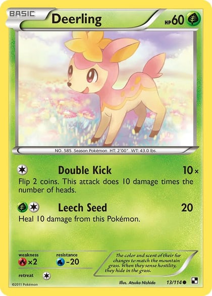 Deerling, Black and White 13/114