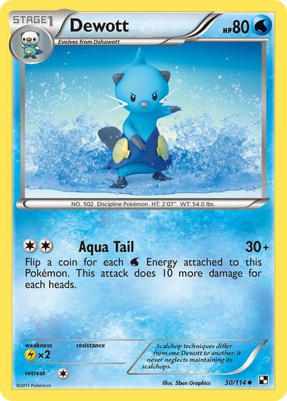 Dewott (30), Black and White 30/114