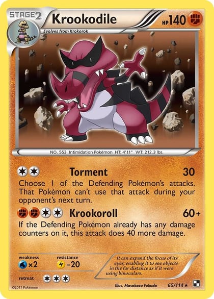 Krookodile, Black and White 65/114