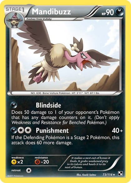 Mandibuzz, Black and White 73/114