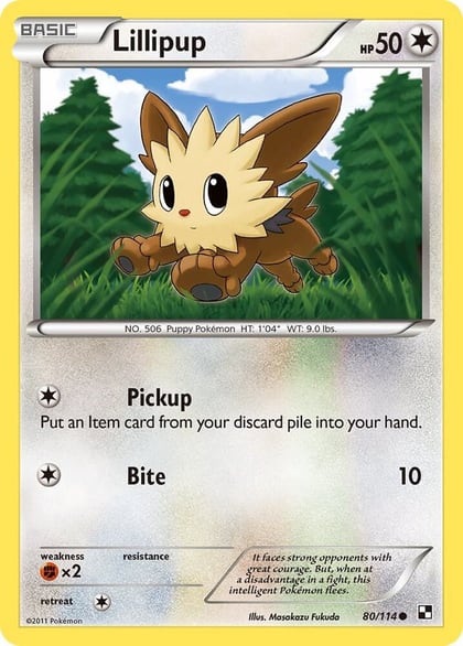 Lillipup (80), Black and White 80/114