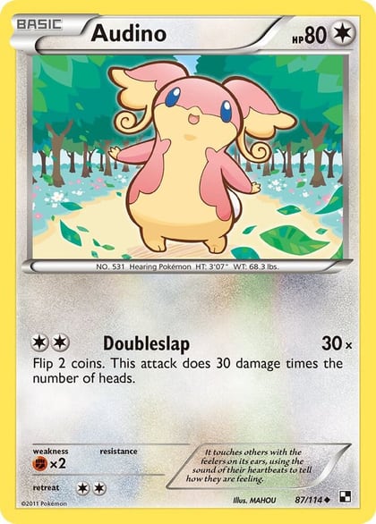 Audino, Black and White 87/114
