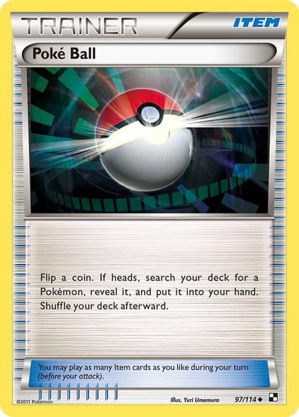Poke Ball, Black and White 97/114