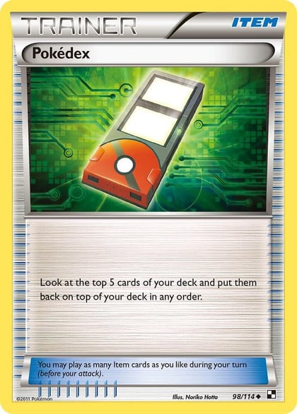 Pokedex, Black and White 98/114
