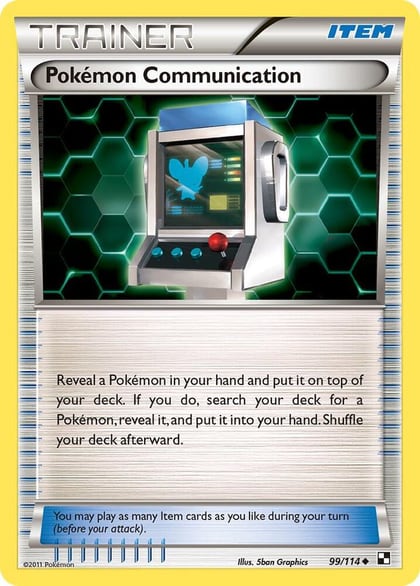 Pokemon Communication, Black and White 99/114