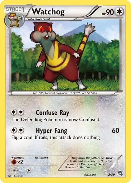 Watchog, BW Trainer Kit: Excadrill & Zoroark 2/30