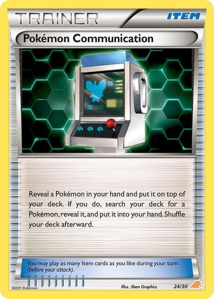 Pokemon Communication (Excadrill), BW Trainer Kit: Excadrill & Zoroark 24/30