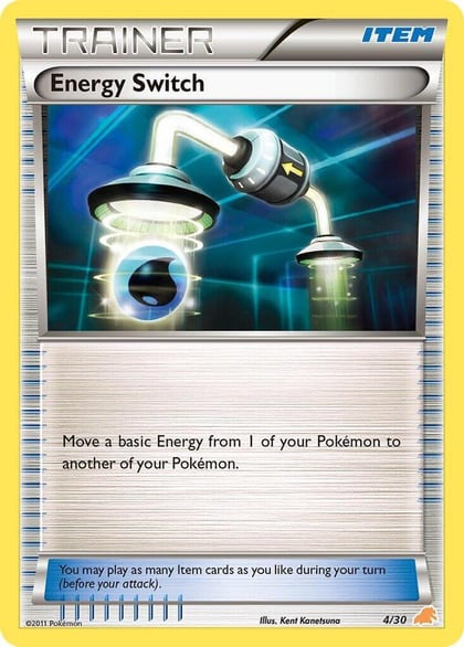 Energy Switch (Excadrill), BW Trainer Kit: Excadrill & Zoroark 4/30