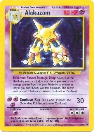 Alakazam, Base Set 001/102