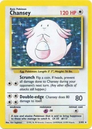 Chansey, Base Set 003/102