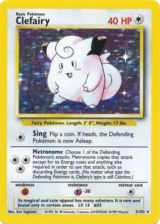 Clefairy, Base Set 005/102