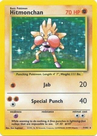 Hitmonchan, Base Set 007/102
