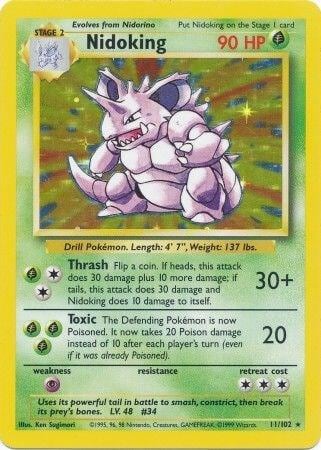 Nidoking, Base Set 011/102