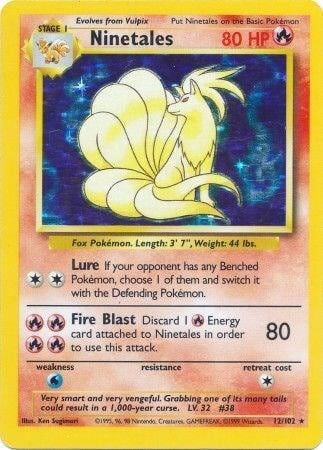Ninetales, Base Set 012/102