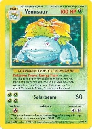 Venusaur, Base Set 015/102