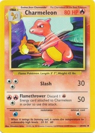 Charmeleon, Base Set 024/102