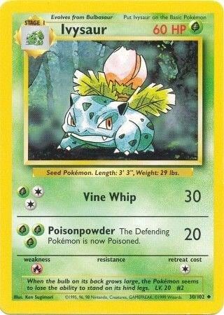 Ivysaur, Base Set 030/102