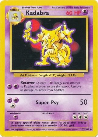 Kadabra, Base Set 032/102