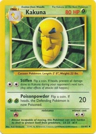 Kakuna, Base Set 033/102