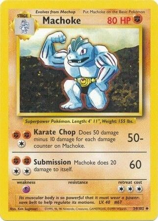 Machoke, Base Set 034/102