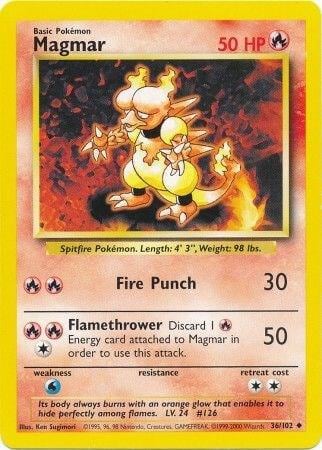 Magmar, Base Set 036/102