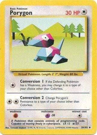 Porygon, Base Set 039/102