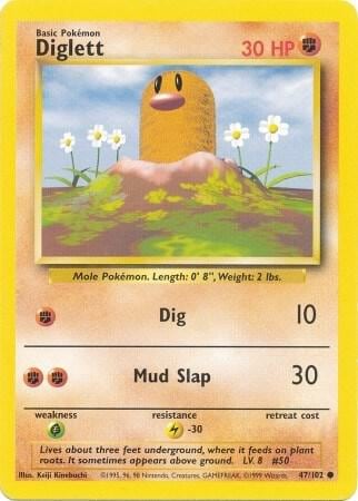 Diglett, Base Set 047/102