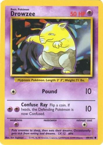 Drowzee, Base Set 049/102