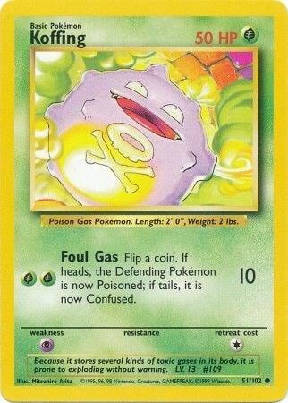 Koffing, Base Set 051/102