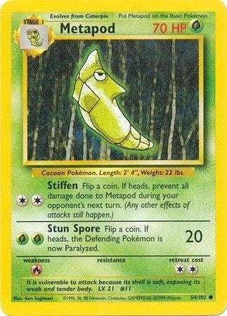 Metapod, Base Set 054/102