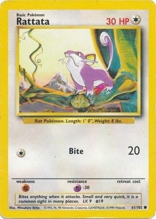 Rattata, Base Set 061/102