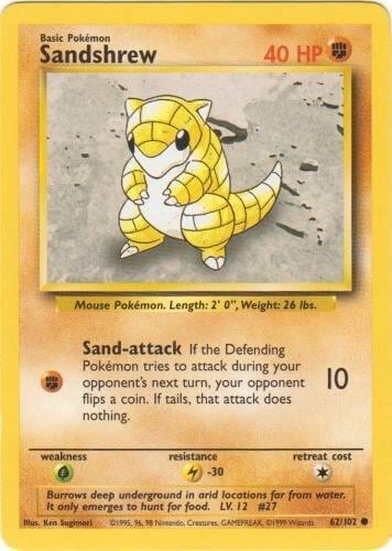 Sandshrew, Base Set 062/102