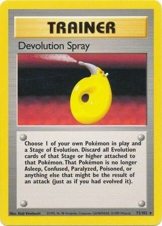 Devolution Spray, Base Set 072/102