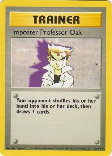 Imposter Professor Oak, Base Set 073/102