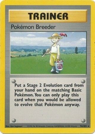 Pokemon Breeder, Base Set 076/102