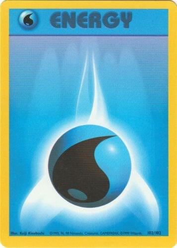 Water Energy, Base Set 102/102