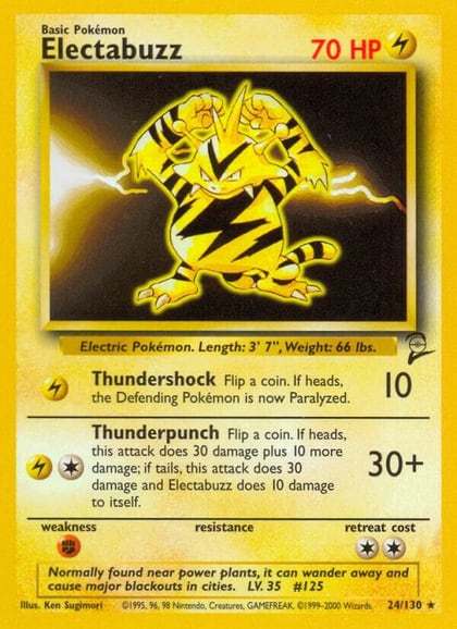 Electabuzz, Base Set 2 024/130