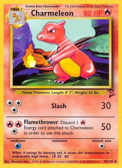 Charmeleon, Base Set 2 035/130