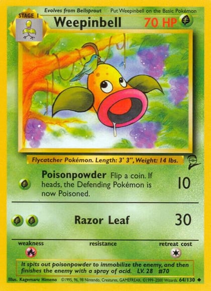 Weepinbell, Base Set 2 064/130