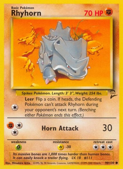 Rhyhorn, Base Set 2 090/130