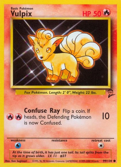 Vulpix, Base Set 2 099/130