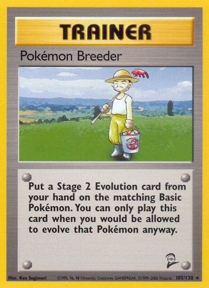 Pokemon Breeder, Base Set 2 105/130