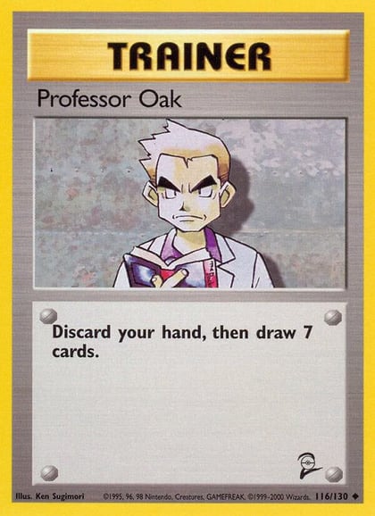 Professor Oak, Base Set 2 116/130
