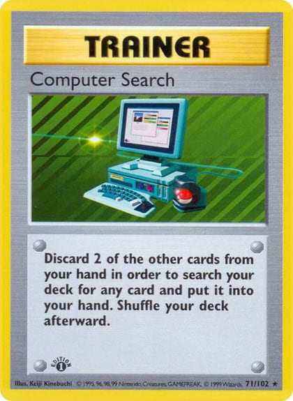 Computer Search, Base Set (Shadowless) 071/102