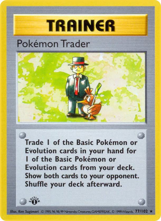 Pokemon Trader, Base Set (Shadowless) 077/102