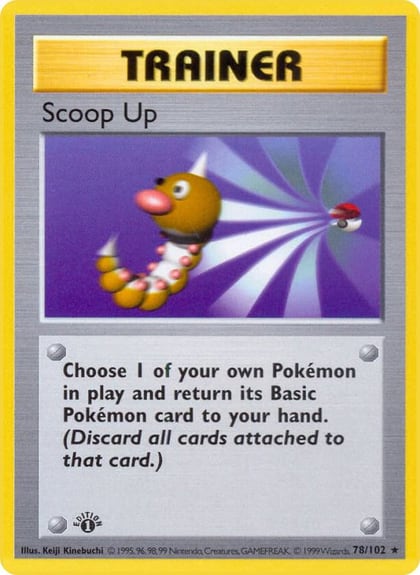 Scoop Up, Base Set (Shadowless) 078/102