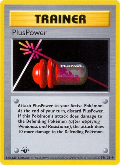 PlusPower, Base Set (Shadowless) 084/102