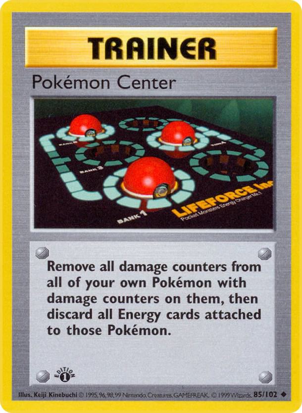 Pokemon Center, Base Set (Shadowless) 085/102