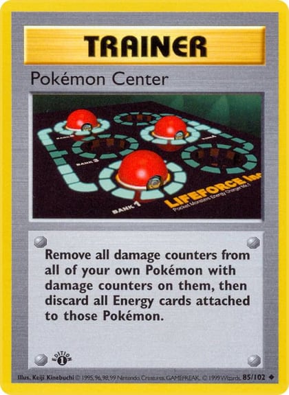 Pokemon Center, Base Set (Shadowless) 085/102